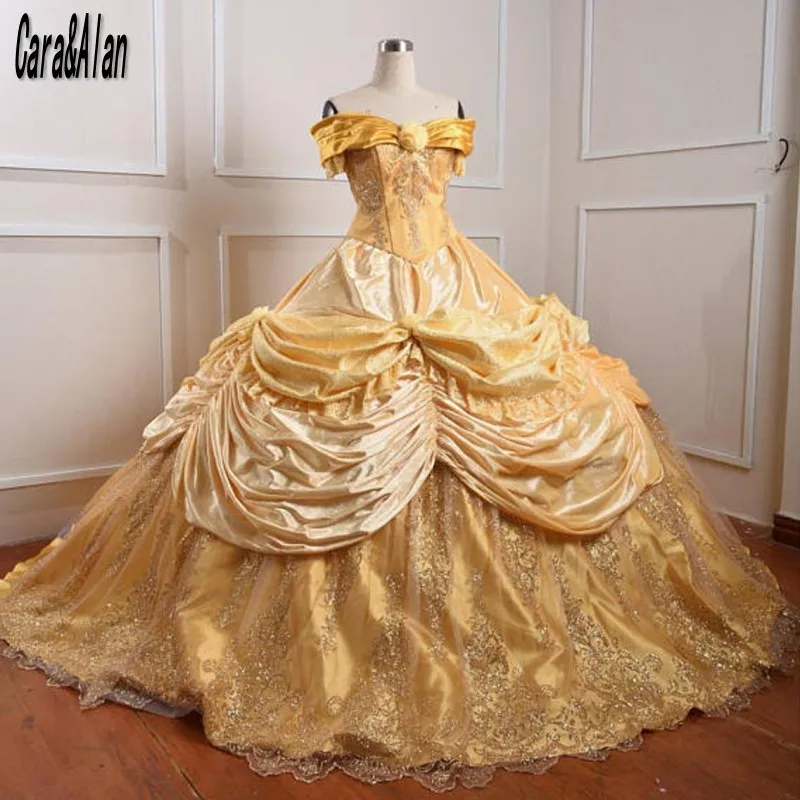 Vinatge Vestidos De 15 Años Yellow Princess Quinceanera Dresses 2025 Sequin Charro Sweet 16 Dress Pageant Gowns Customized