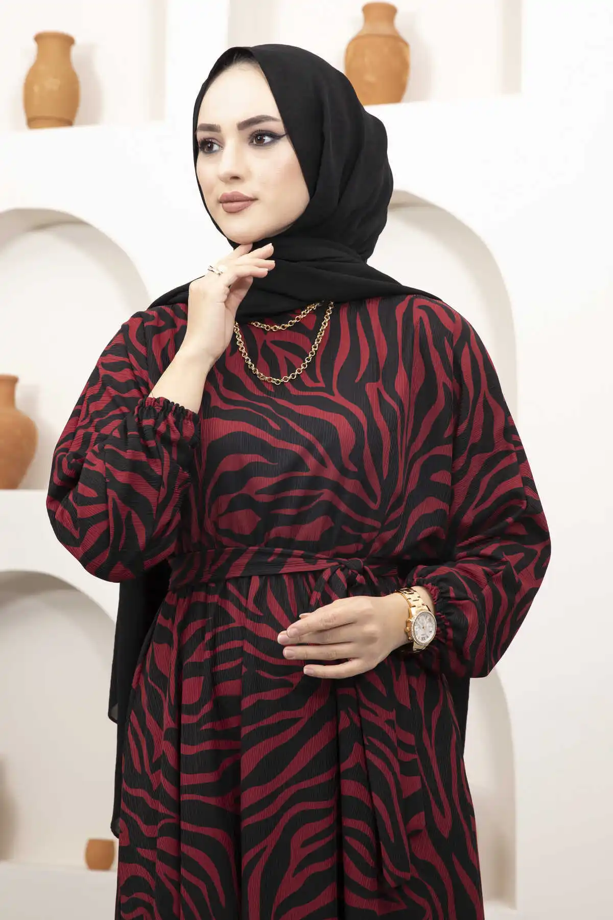 Bat Sleeve Dress 2022 New Year Kaftan Dubai Abaya Turkey Femme Arabic Hijab Muslim Fashion Pakistani African Ramadan Islamic Robe