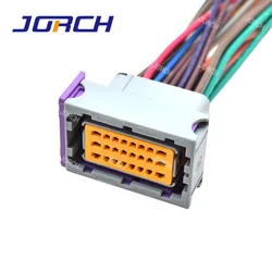 1 set 24 Pin FCI ecu automotive Electrical wire Wiring Harness with 15cm cable