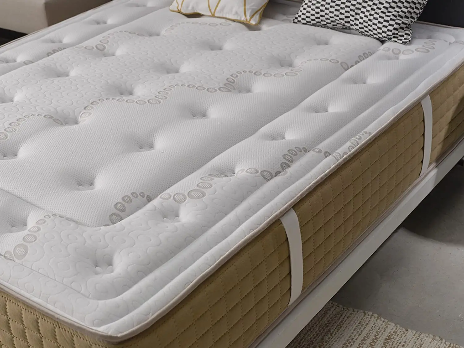 SIMPUR – matelas en mousse à mémoire de forme, matelas tout approprié, haute durabilité, luxe fini, confort excellent, thérapie douce au carbone, 100% athermique, hauteur 30 CM, 90x190 135x190, 150x190