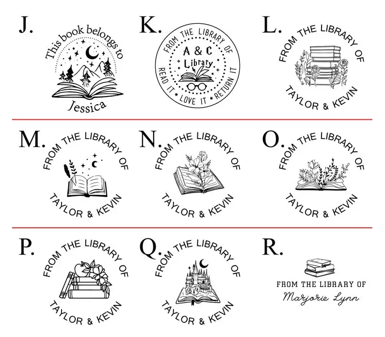 Custom Embosser Stamp , Personalized Address Embosser, Return Address Embosser Seal , Family Name Embossing Seal
