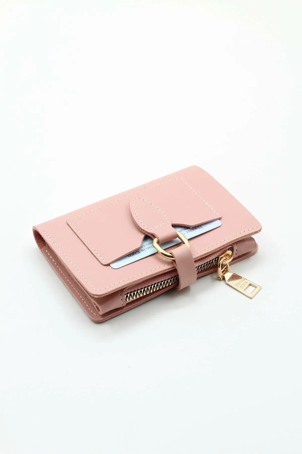 Women's Luxury Design Wallet Card Holder Zipper Handy Soft Leather Daily Use Interior Compartment Fashion Special Sewing Coin