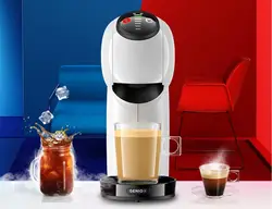 Nescafe Dolce Gusto Italian Capsule home Coffee Machine white  Household cafe maker espresso GENIO basic 15BAR Milk froth