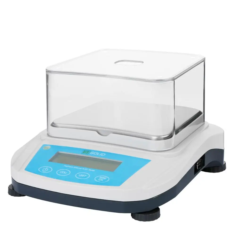 

U.S. Solid Analytic Balance 600 g x 0.01g Lab Digita Scale Precision Weighing Scale CE