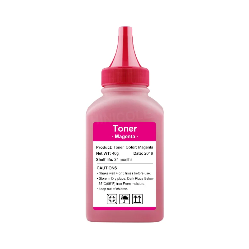 Hinicool-botella de tóner recargable, cartucho de tóner para Xerox phaser 6020 6022 workcenter 6025 6027, para xerox 6020 6025