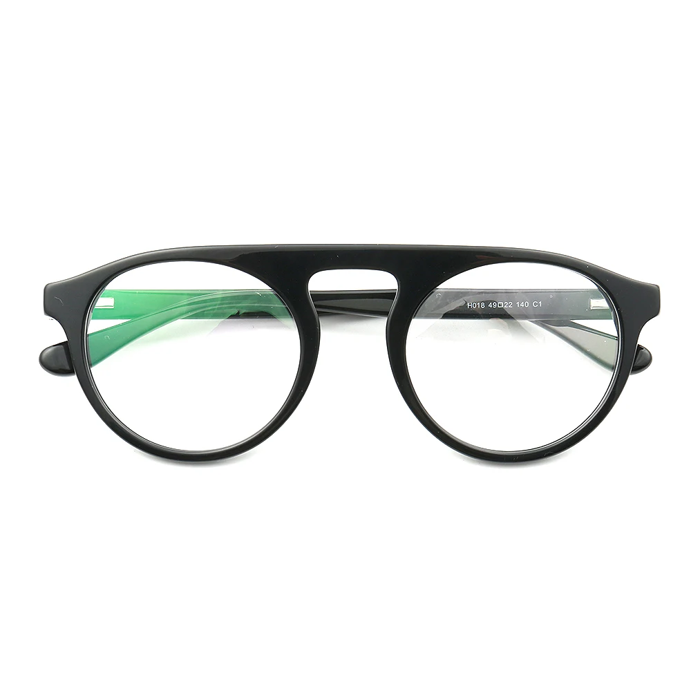 Women Vintage Round Glasses Frames Men Fashionable Leopard Print Eyeglass Frame Tortoise Acetate Optical Prescription Eyewear image 2
