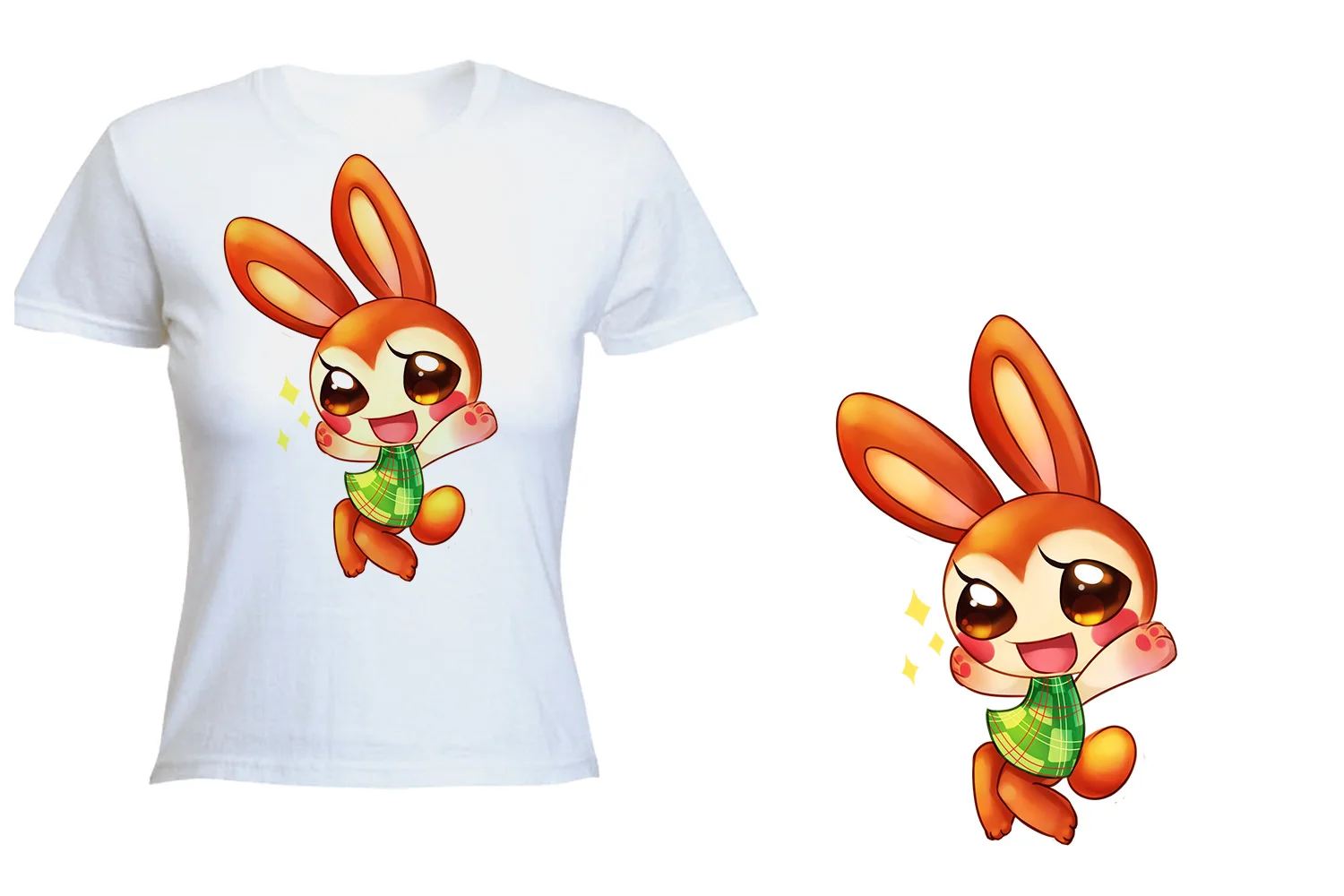 T-SHIRT A3 FOR WOMAN BUNNY CHIBI VERY CUQUI T-shirt