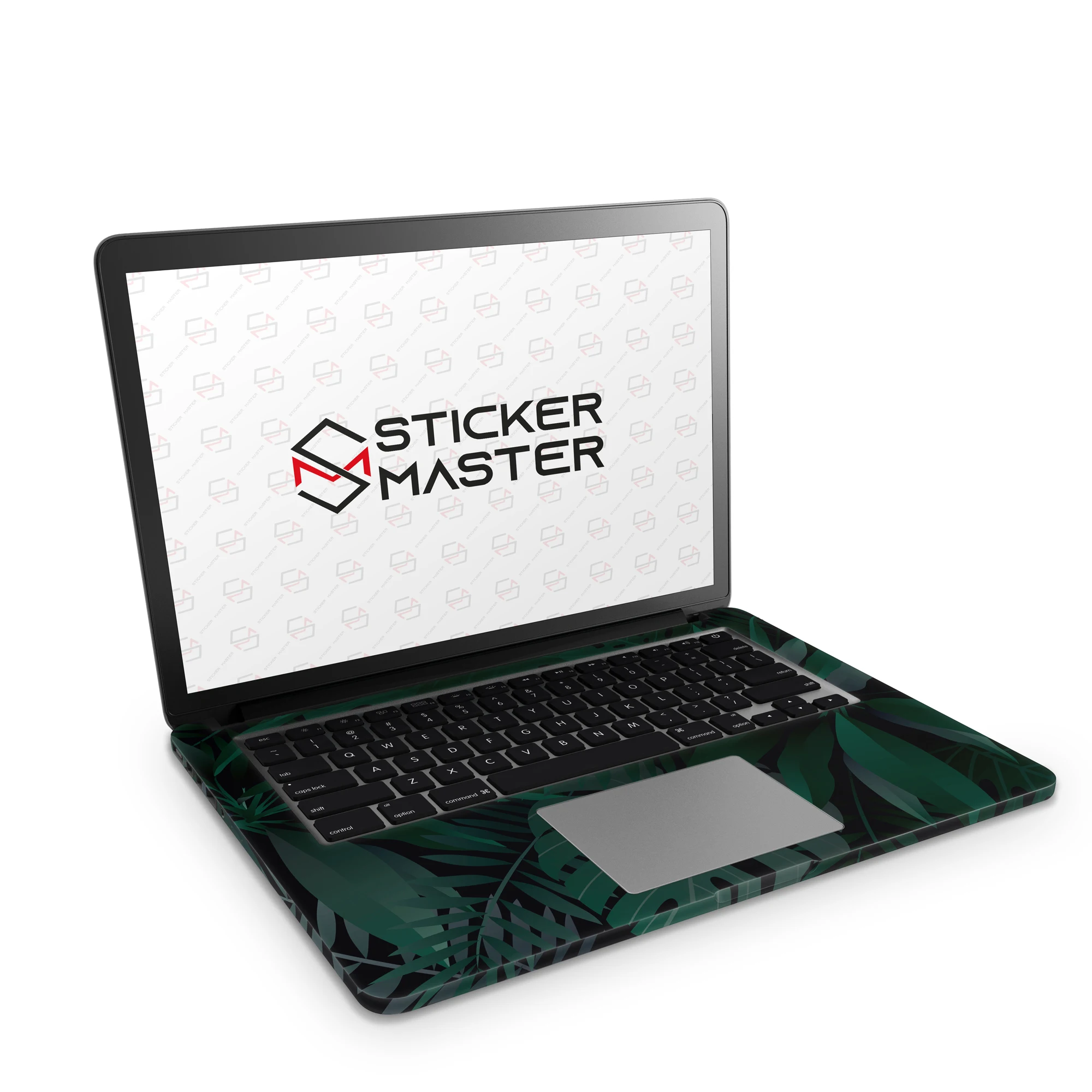 Sticker Master Monochrome Green Universal Laptop Skin for 13 14 15 15.6 16 17 19 