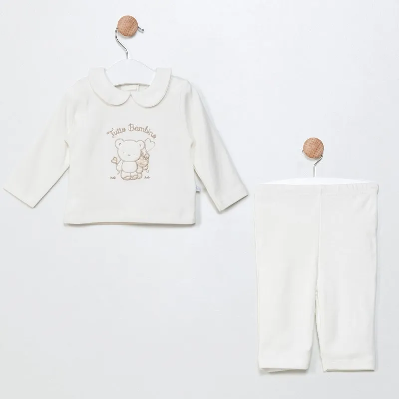 

Funna Baby Tutto Bambino Pajamas Set Cream