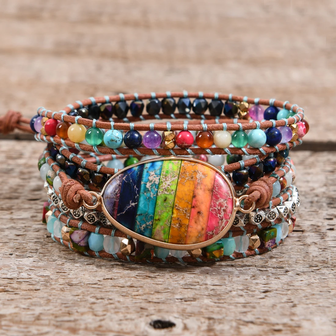 Bohemian Wrap Bracelet Chakra  Friendship Bracelets Women Vegan Jewelry Unique Sister Gifts Dropshipping