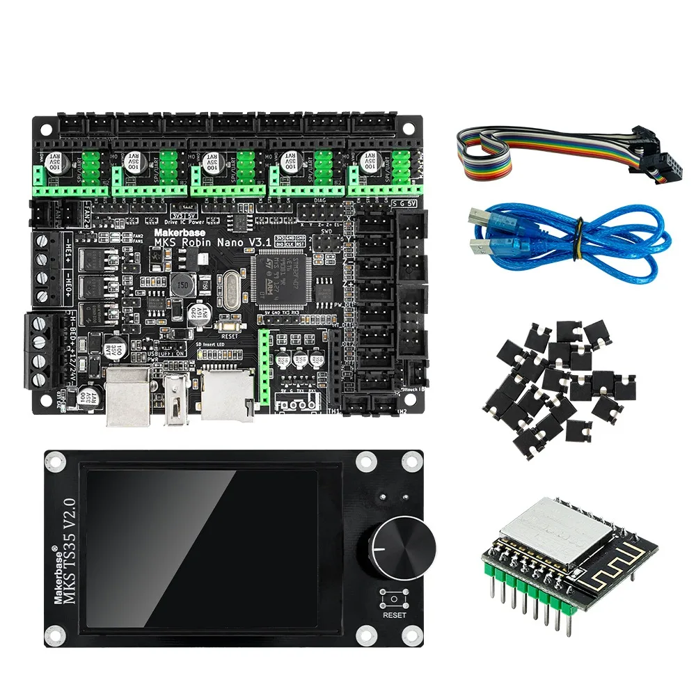 Makerbase MKS Robin Nano V3.1 Control Board 3D Printer Motherboard TS35 TFT Touch Screen/WIFI Module Suitable for A4988 TMC2209 image 3