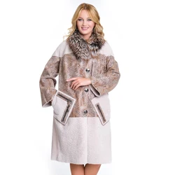 Zoramotti,Women's Fur,Real Fur,Sheepskin,Collar Fox,Winter Wear,Keeps Warm,Turkish,Turkey,Moskow