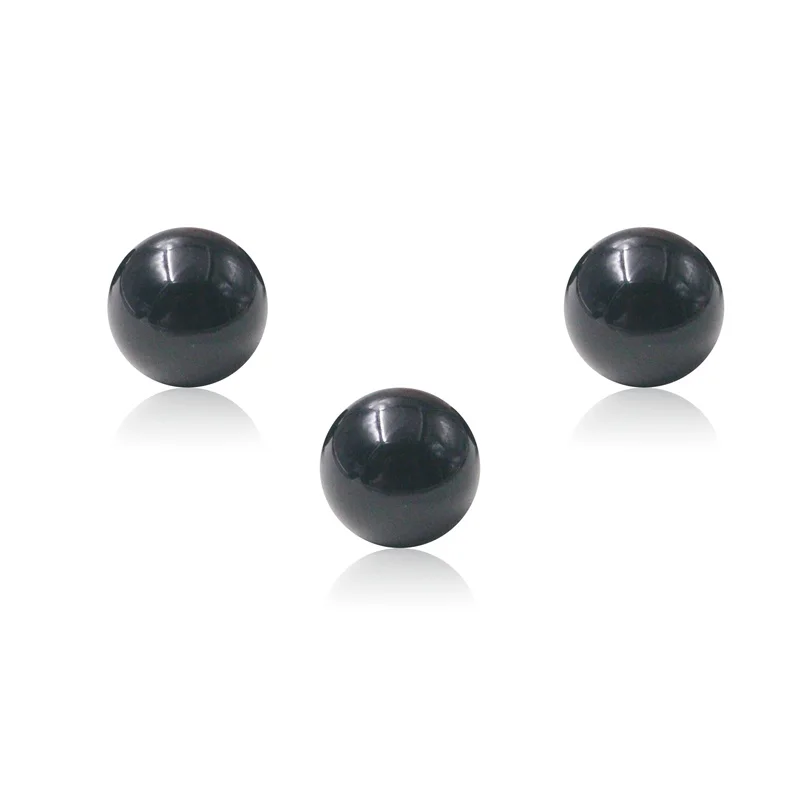 5pcs Black Agate Onyx Half Drilled Semi Hole Beads Round 6/8/10mm Natural Stone Findings For Jewelry Making DIY Earrings Pendant