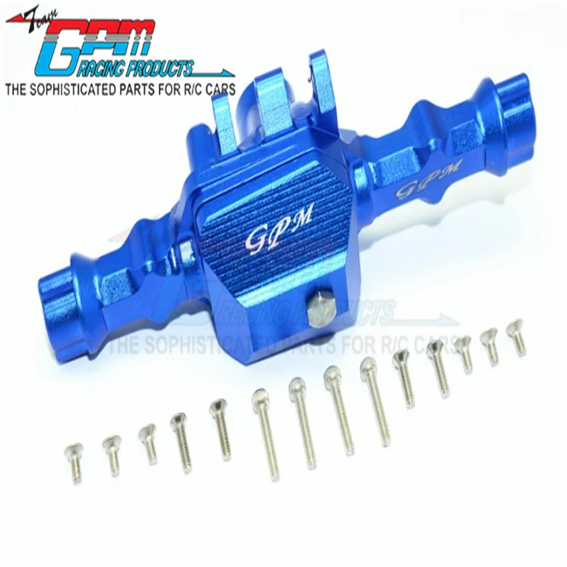 GPM ALUMINUM REAR GEAR BOX -16 PCS SET FOR TRAXXAS 1/10 TRX-4 82056-4 Upgrade