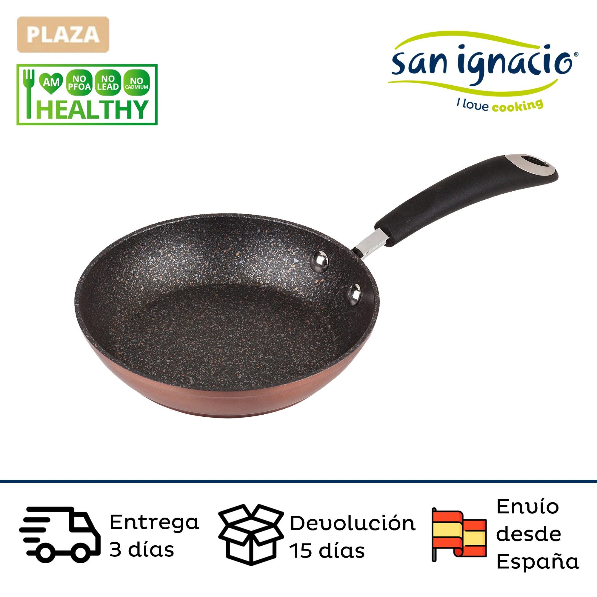 Non-stick pans set (20/24/28cm) SAN IGNACIO Moma forged aluminum fit for all fires including induction