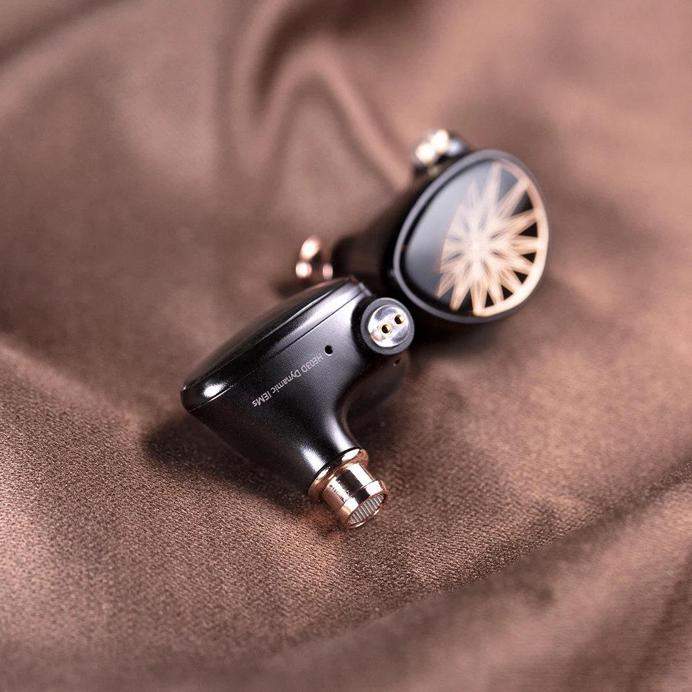 Whizzer Kylin HE03D 1 12 مللي متر LDC الحجاب الحاجز الديناميكي سائق 6N OCC كابلات HIFI IEMs سماعات كبيرة الصوت في الأذن