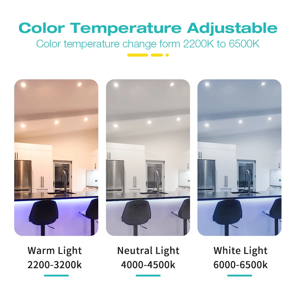 Zigbee3.0 Smart Gledopto Pro 5W GU10 LED Spotlight RGB CCT Color 2200-6500K Work With Tuya APP Alexa App Voice RF Remote Control