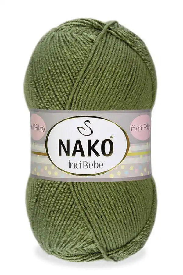 Premium Anti Pilling  - 12 Color Options 250 Meter (100gr) Hand Knitting Yarn Top - Nako Pearl Baby - Vest - Multicolor - Cardigan - Sweater - Hobby - Premium Acrylic - Blouse - Dress - Home textile - Baby  DIY