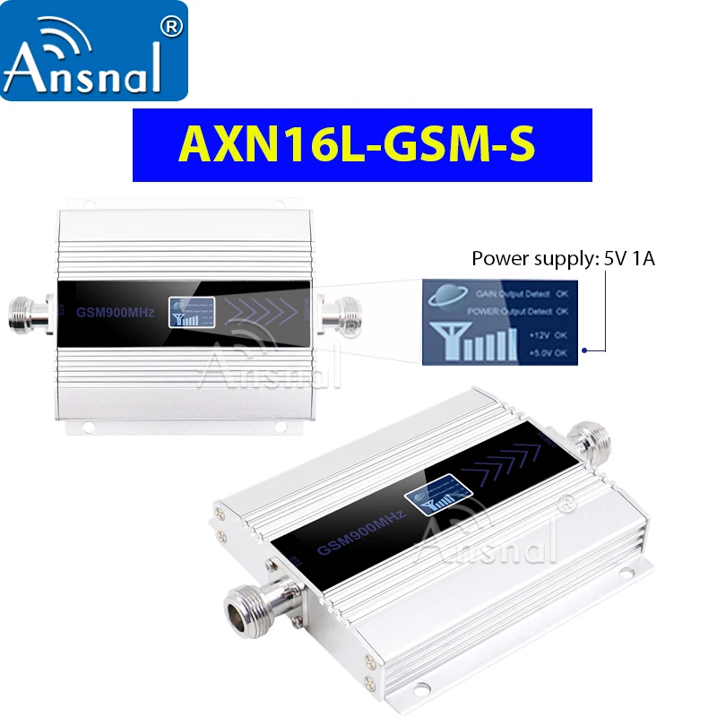 Hot selling! GSM mobile signal amplifier 900mhz repeater GSM 2g 3g 4g (band 8) cellular signal tube sound booster