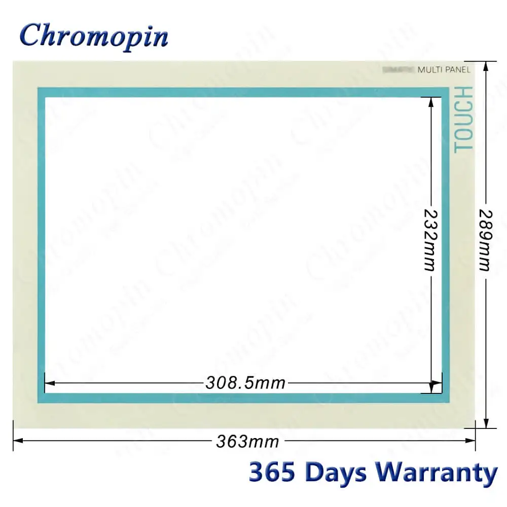

Touch Panel Screen Glass Digitizer for 6AV6545-6DB10-0BS0 6AV6 545-6DB10-0BS0 MP370 15 TOUCH with Front Overlay Protective Film
