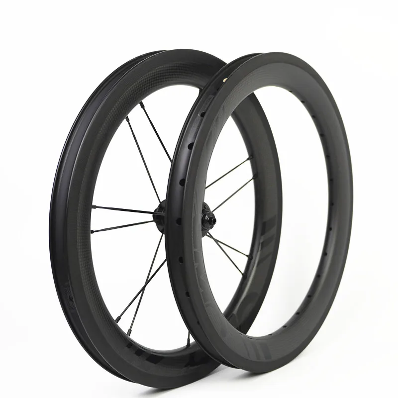 SMC 16 Inch 349 38MM Carbon Wheels for  Folding Bike 6 Speed Speed Mini Cycle