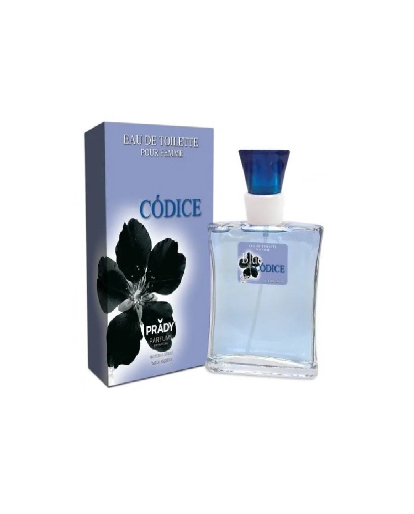 PRADY Perfume para mujer CÓDICE 100 ml. Con vaporizador natural. Elaborado con alcohol de origen natural