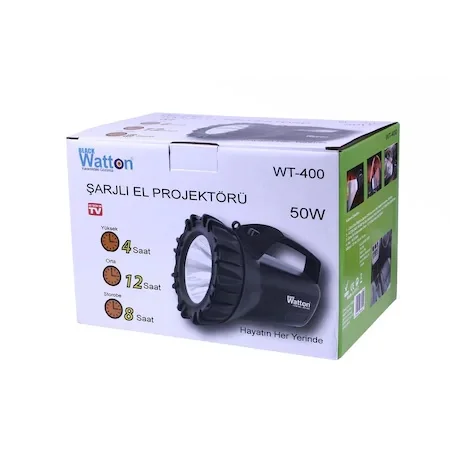 Watton WT-400 Rechargeable 50 W Projector 429583378