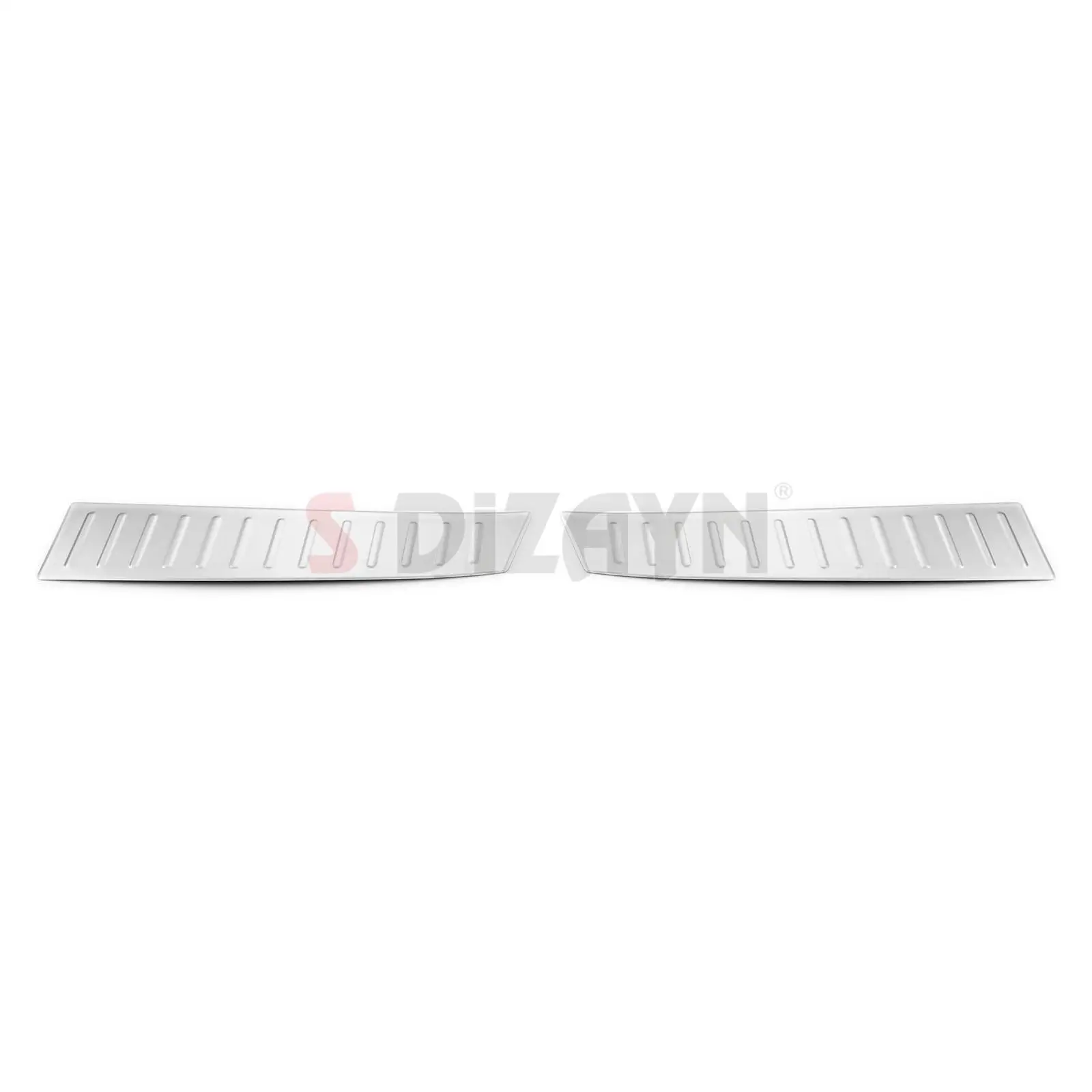 S Dizayn For Hyundai i20 Chrome Rear Bumper Sill Cover Stainless Steel 2 Pcs Interior Car Accessories Parts Auto Product