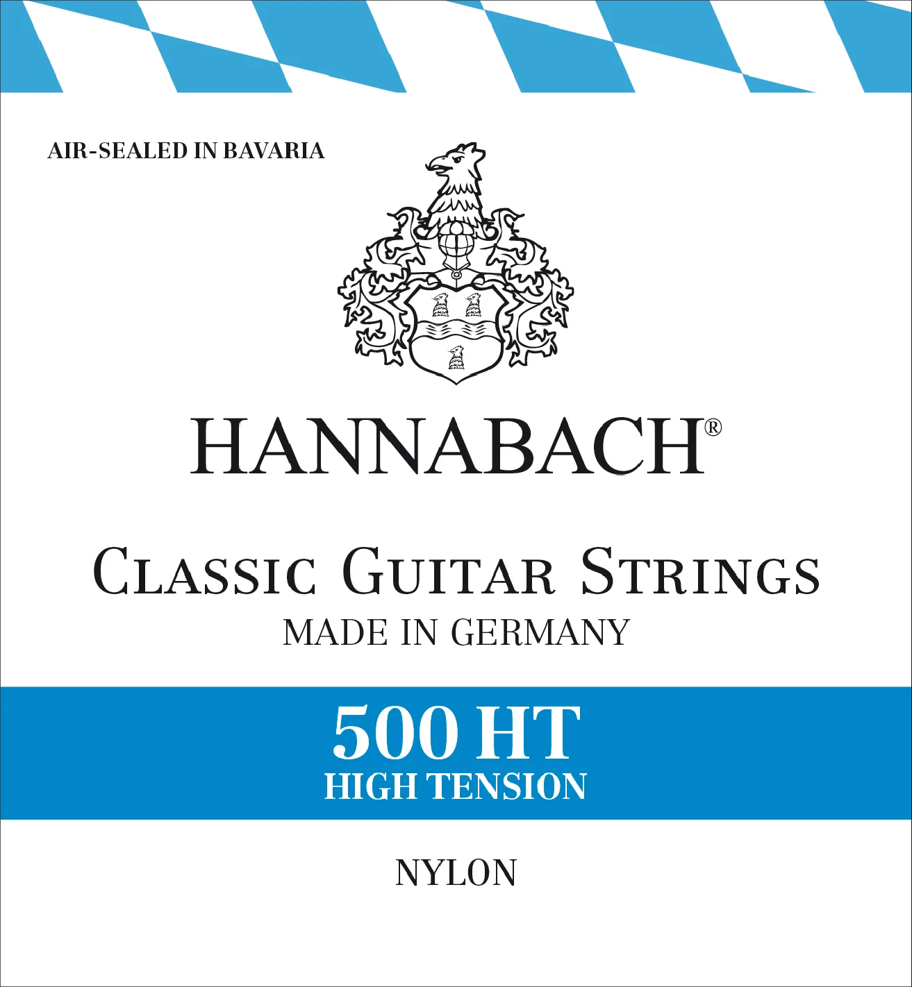 Hannabach 500MT/500HT Student Classical Guitar Strings, Full Set