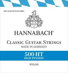 Hannabach 500MT/500HT Student Classical Guitar Strings, Full Set