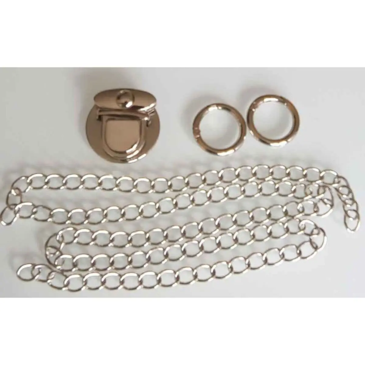 Light Gold Color Chain Set Silver Color Chain Set Bag Chain Set Bag Chain Sets
