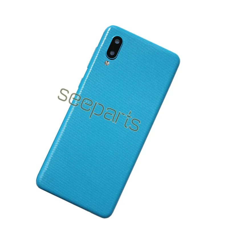For Samsung Galaxy A02 A022 A022F/DS Back Battery Glass Cover Rear Door Housing Case Replacement For Samsung A02 Battery Cover
