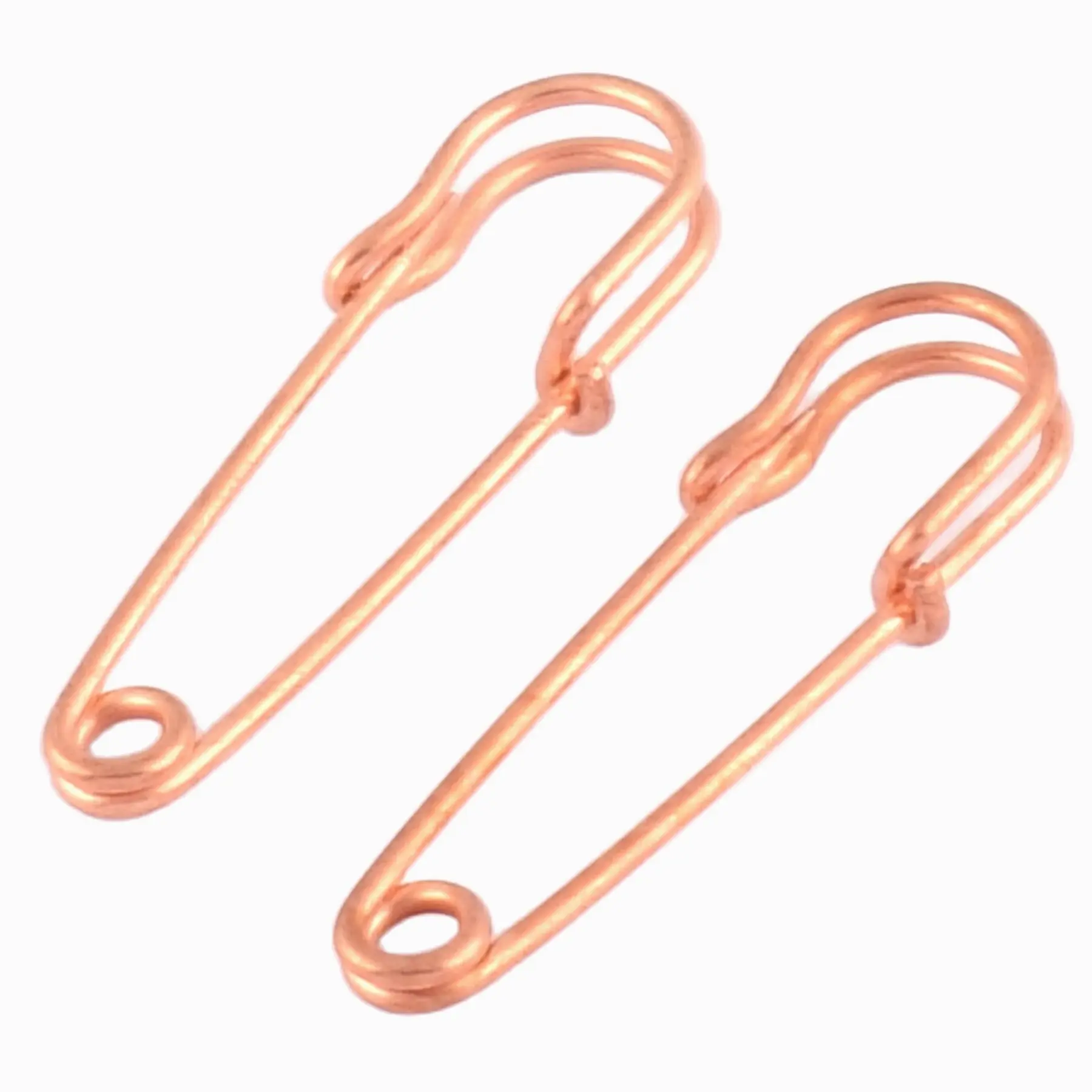 20pcs 35mm Rose Gold pins Safety Pins Larger Safety Pins Kilt Pins Broochs letter Bar Pins Apparel Accessories DIY Sewing