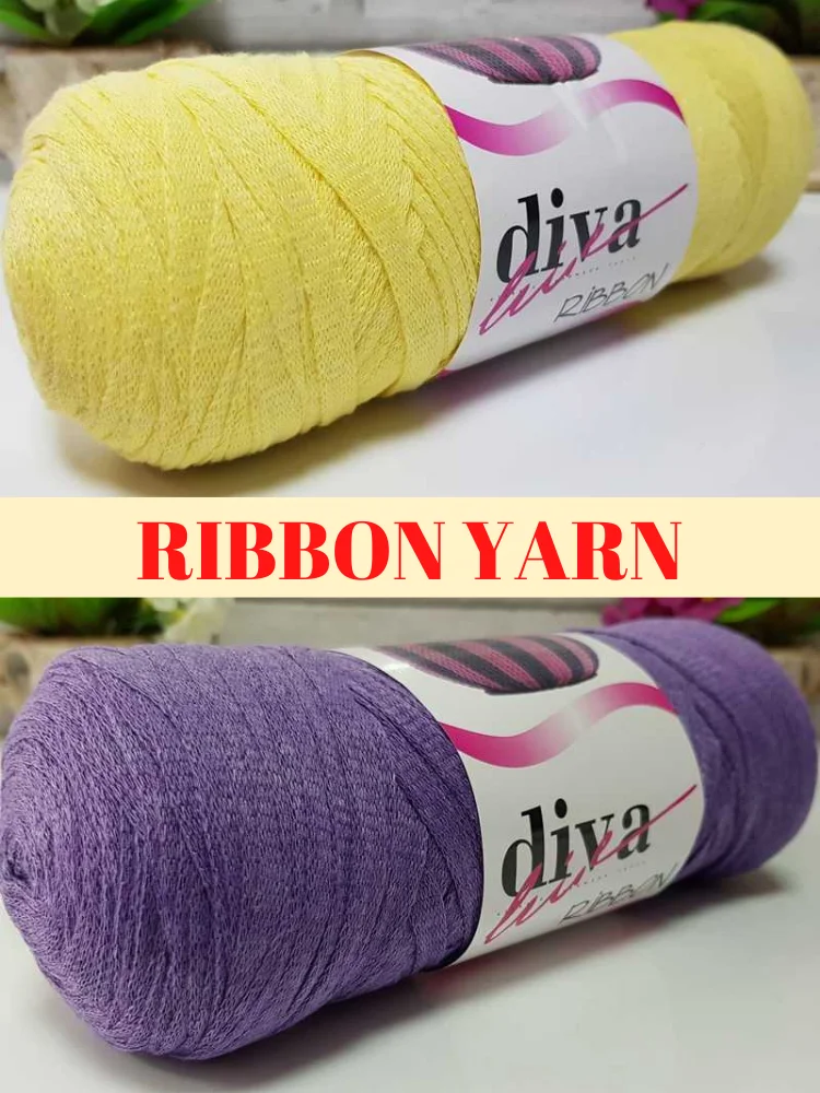 Multicolor Regenerated Cotton Ribbon Yarns - 150m 230-270g - 39 Color Options - Accessory Materials, Home Textile, Wedding Supplies, Gift Ribbon, Ribbon, Clasp, Lace, Amigurumi - DIY