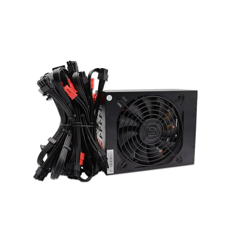 Volledige Modulaire 2000W Bitcoin Mining Psu Pc Voeding Computer Mijnbouw Rig 8 Gpu Atx Ethereum Coin 12V desktop Voeding