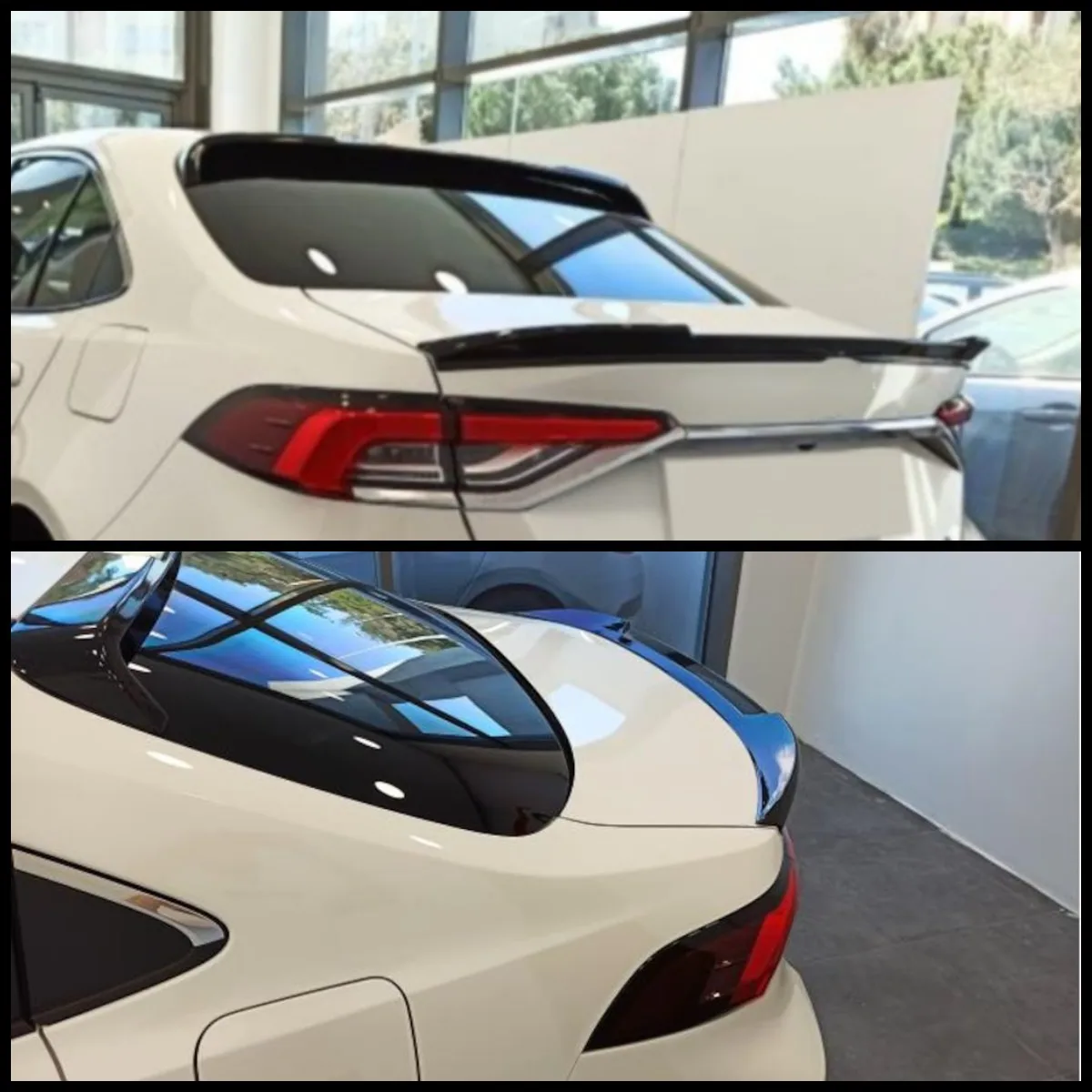 

For Toyota Corolla 2019 2020 2021 2022 Spoiler Extension ABS Plastic Body Kit Quality Roof Spoiler Car Accessories A+ Quality