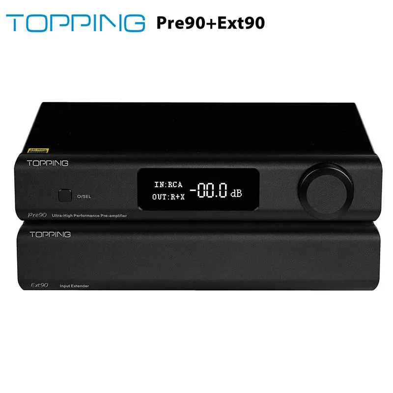TOPPING Pre90 Preamplifier or Ext90 Input Extender Hi-Res Audio