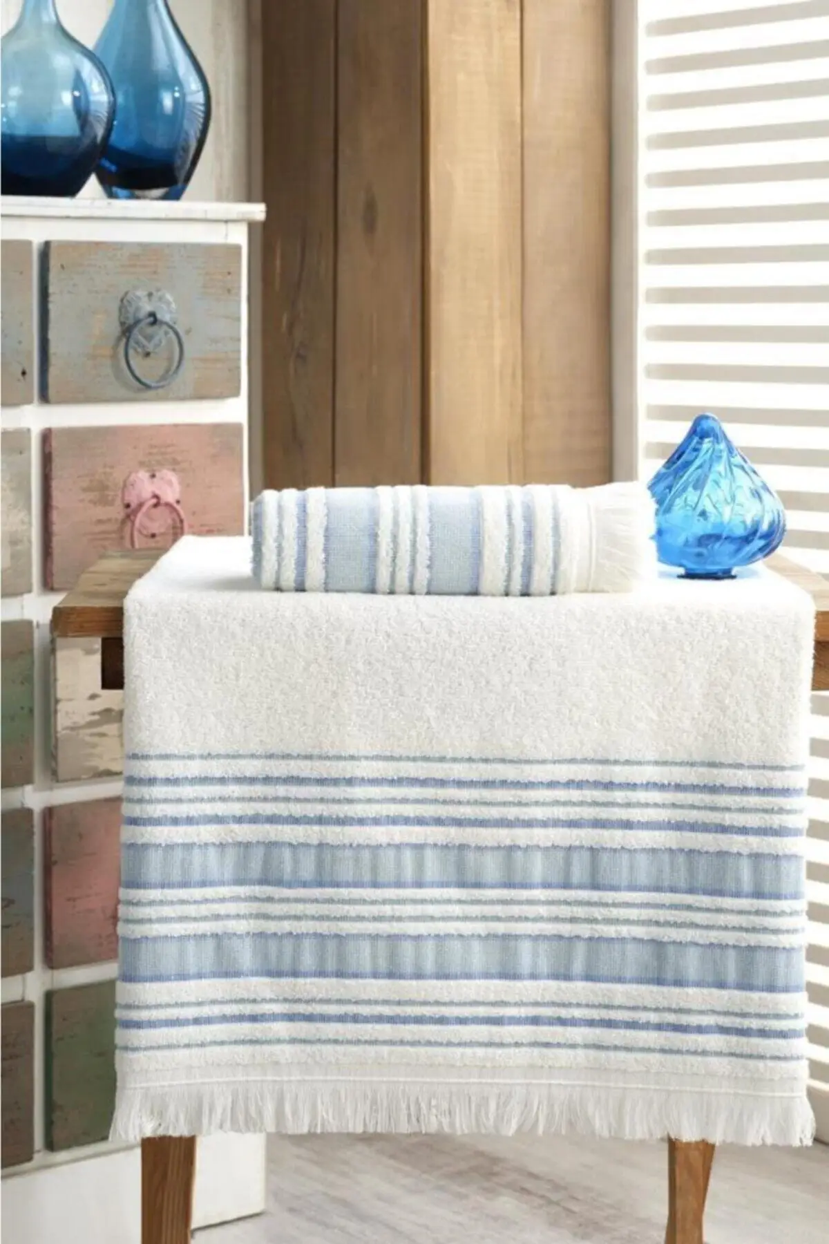 Bath Towel Set 70x140 50x90 Vip Blue Pure Cotton Super Absorbent Face Bath Thick Large Soft Comfortable Beach Towel