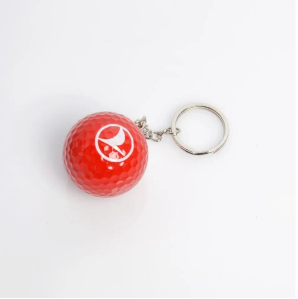 Original golf ball model keychain from Turkish Airlines product gift accessories for women and man thy keychain custom design