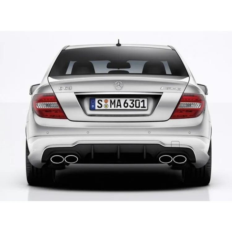 ABS Plastic Amg rear bumper diffuser lip spoiler for Mercedes Benz C-class W204 C63 AMG C300 sport sedan Coupe 2012 - 2014