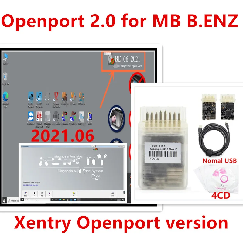 

2021 Tactrix OpenPort 2.0 ECU FLASH Chip Tuning open port 2.0 For Xentry vediamo software for mb star diagnostic tool better vci