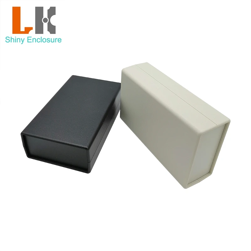 164x100x50mm ABS Junction Box Diy Plastic Enclosure Small Desktop Box Black Plastic Housing Electronic Projects Custom Box Case