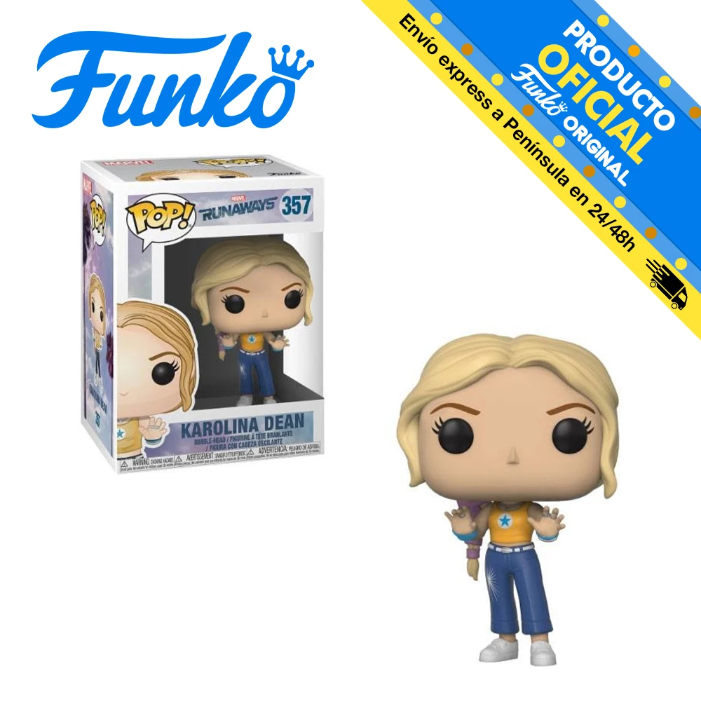 32666 Runaways Funko POP! Marvel Karolina Dean original Toys Boys Girls Gifts Collector Figures Dolls Shop With Box New Man Woman Official License