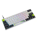 SKYLOONG SK64 64 Keys Hot Swappable Mechanical Keyboard RGB Backlit PBT  Keycaps Arrow Keys IP6X Win/Mac Gateron Optical