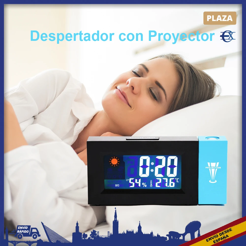 EUROXANTY®| Projector alarm clock | LDC clock | Temperature clock | Projector alarm clock