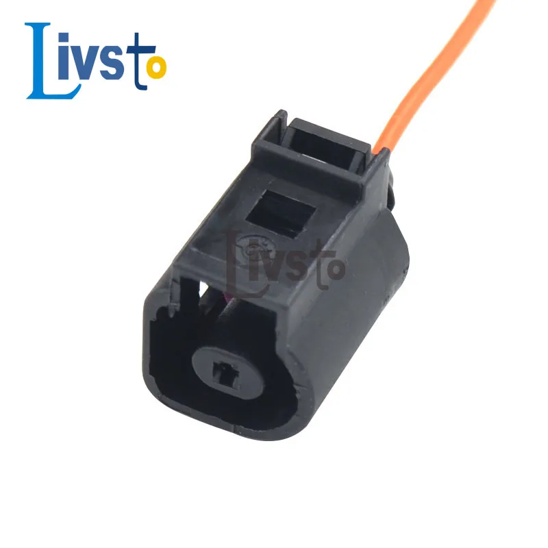 1 Pin Oil Pressure Sensor Auto Wire Harness Connector Plug Horn 1.5 MM Socket for Audi VW Jetta Golf GTI Passat 1J0973701