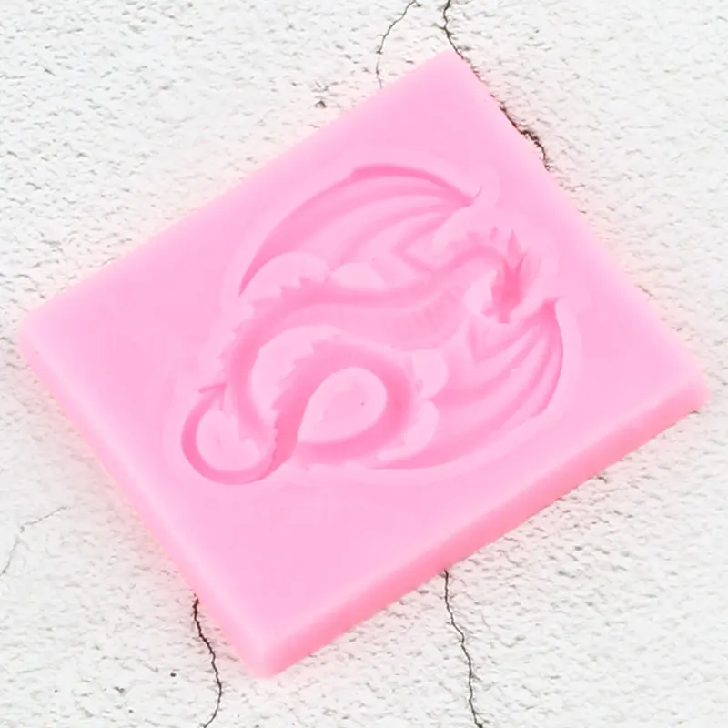 Flying Dragon Silicone Mold Fondant Molds DIY Party Cake Decorating Tools Cupcake Chocolate Gumpaste Candy Polymer Clay Mould